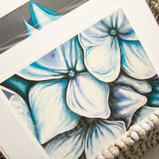 Lavender Hydrangeas - print