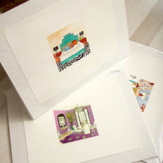 Happy Home Bedroom - print