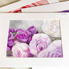 Roses a la Shabby Chic - print