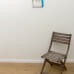 Frisky, the Kitty - original pet portrait, with chair