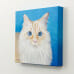 Frisky, the Kitty - original pet portrait, right