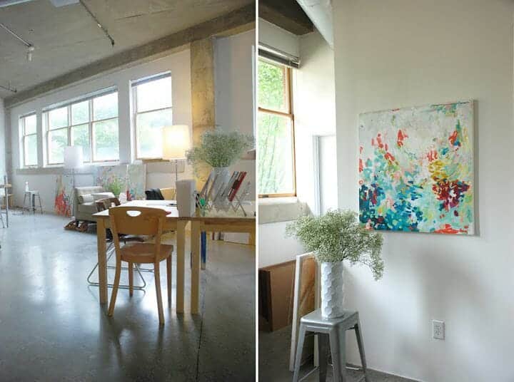 Michelle Armas studio via {extra}ordinary wonders