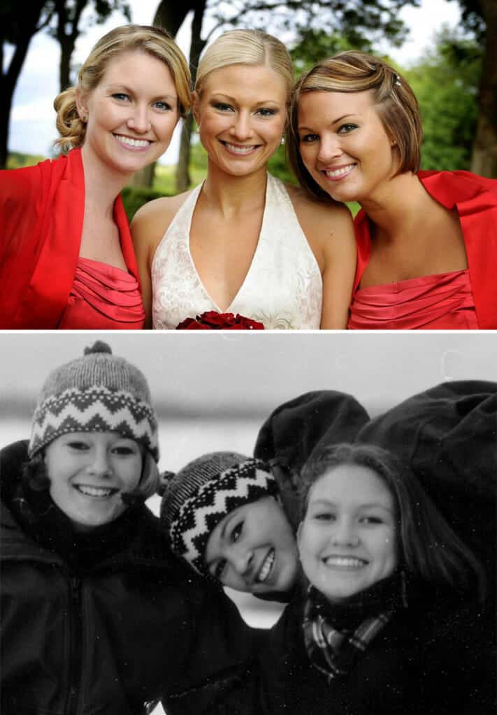 Linn, Sara & Erica - friends forever