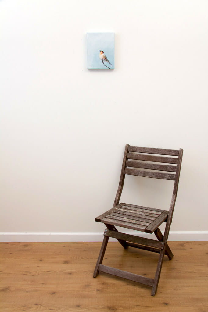 Scottish Songbird - Spring Art Auction 2013, with chair