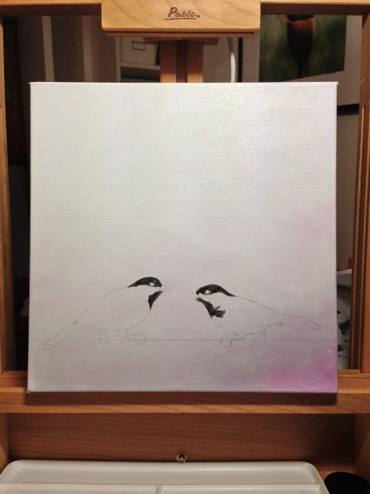 Two Birds on a Wire - in progress