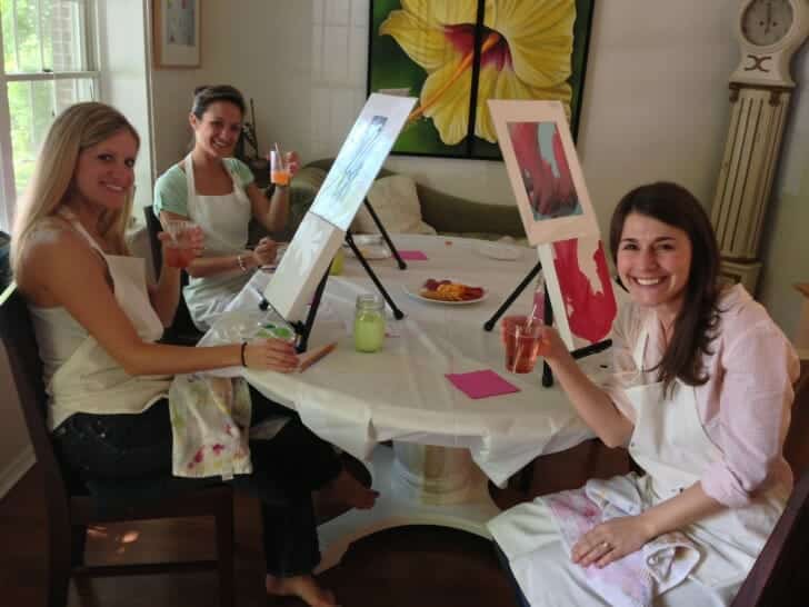 Cocktails & Canvases - Diana's private party