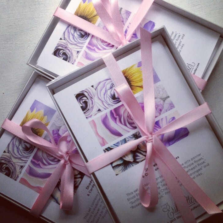 Shades of Purple - Notecard Set