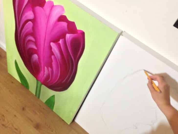 Tulips commission in progress