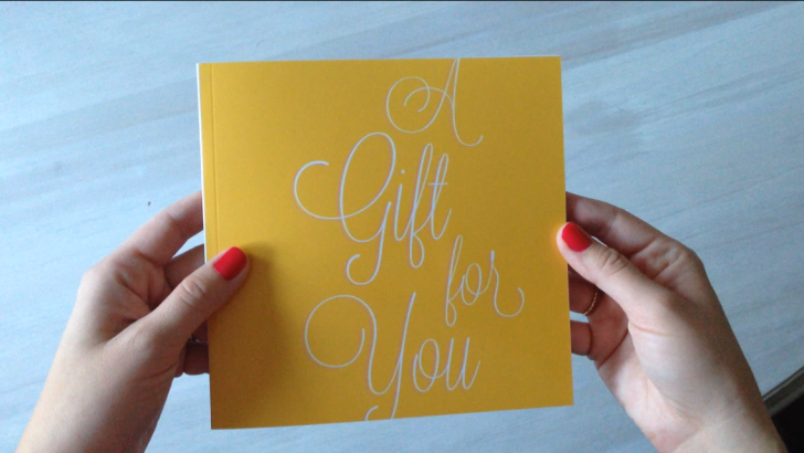 A Gift for You - Studio Eriksdotter gift card book, front cover