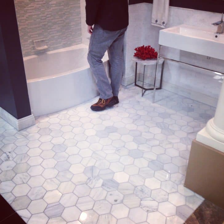 Tile Shop Marble hexigon