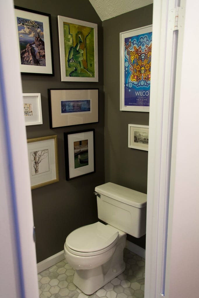 Powder room - After