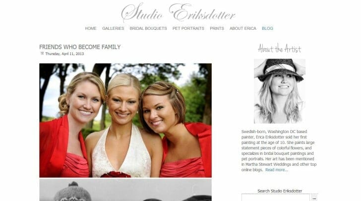 Old blog on StudioEriksdotter.com