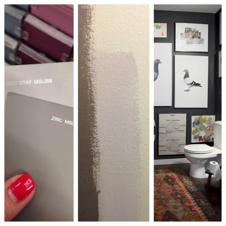Powderroom paint colors - zink by Martha Stewart