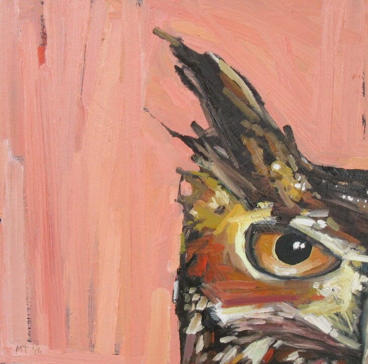 Jewel 10x10 oil on canvas Melissa Townsend Argyle Fine Art sold