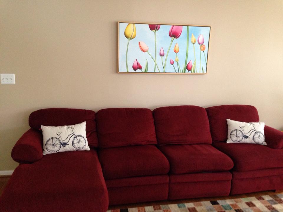 Tulip Landscape by Erica Eriksdotter, customer photo