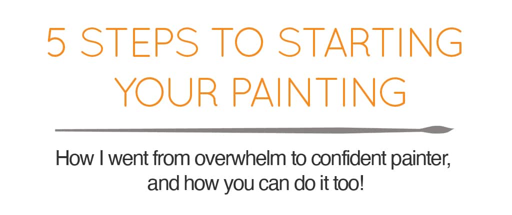title 5 steps to starting your painting